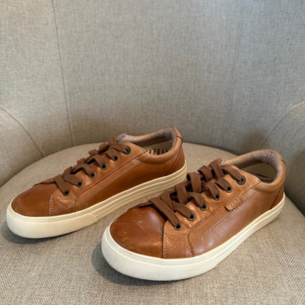 Taos Plim Soul Lux Leather Sneakers – Caramel